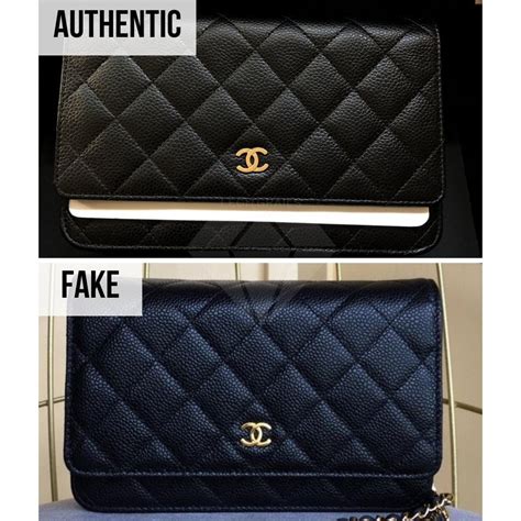 chanel fake and real|authentic chanel wallet.